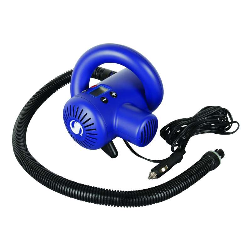 Sevylor 12V Pumpe für Kanus, Kajaks, SUP und Schlauchboote mit Adapter für Boston-Ventil