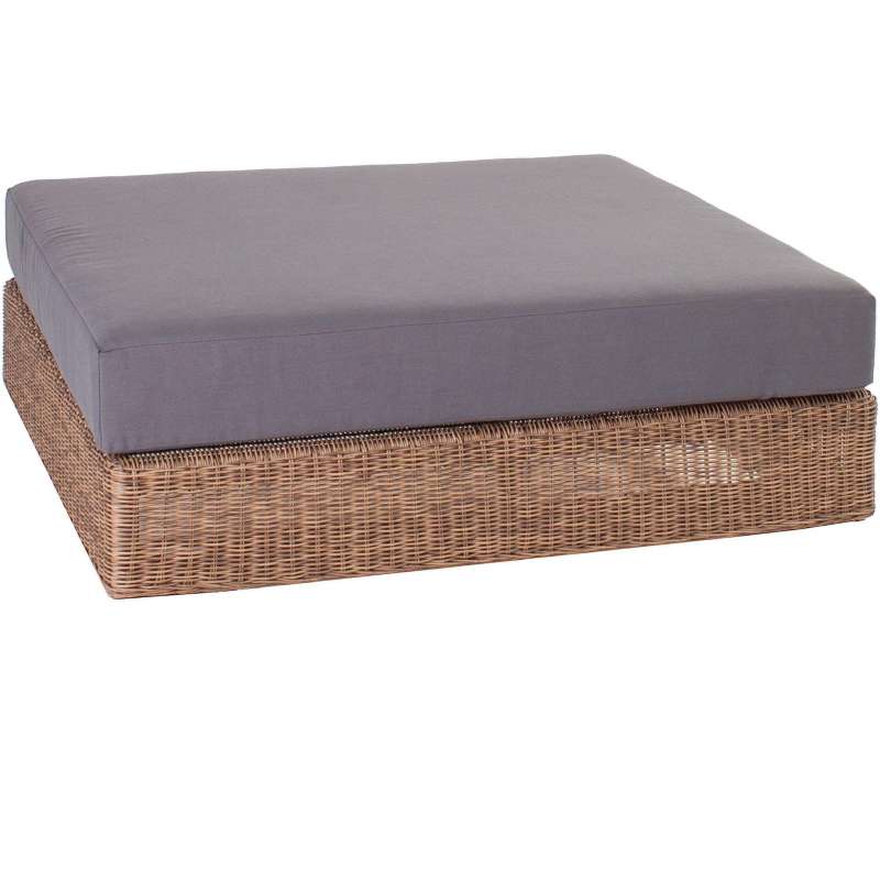 Stern Fontana Beistelltisch Balkontisch Lounge-Hocker Lounge-Tisch Geflecht zimt