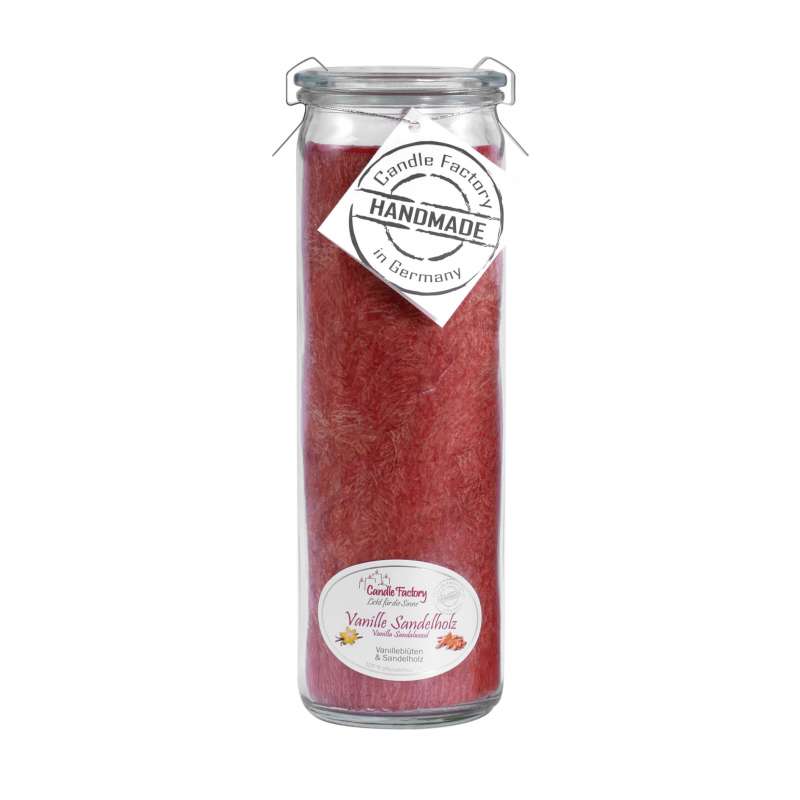 Candle Factory Big Jumbo Vanille Sandelholz Duftkerze Dekokerze 306-089