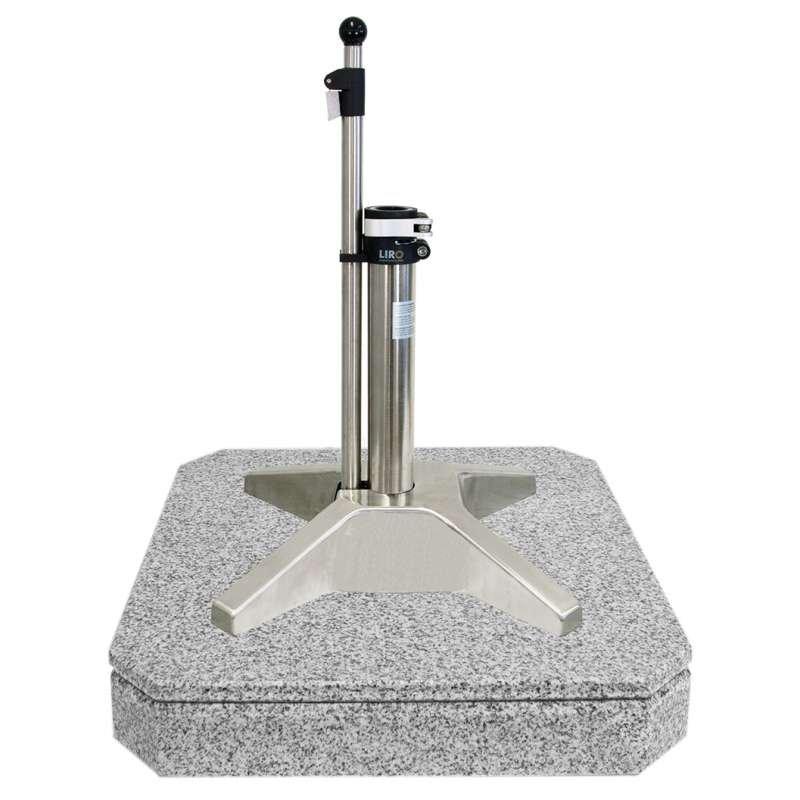 Liro Schirmständer Midi Plus 100 K Granit 67 x 67 cm grau G100KE-67-05