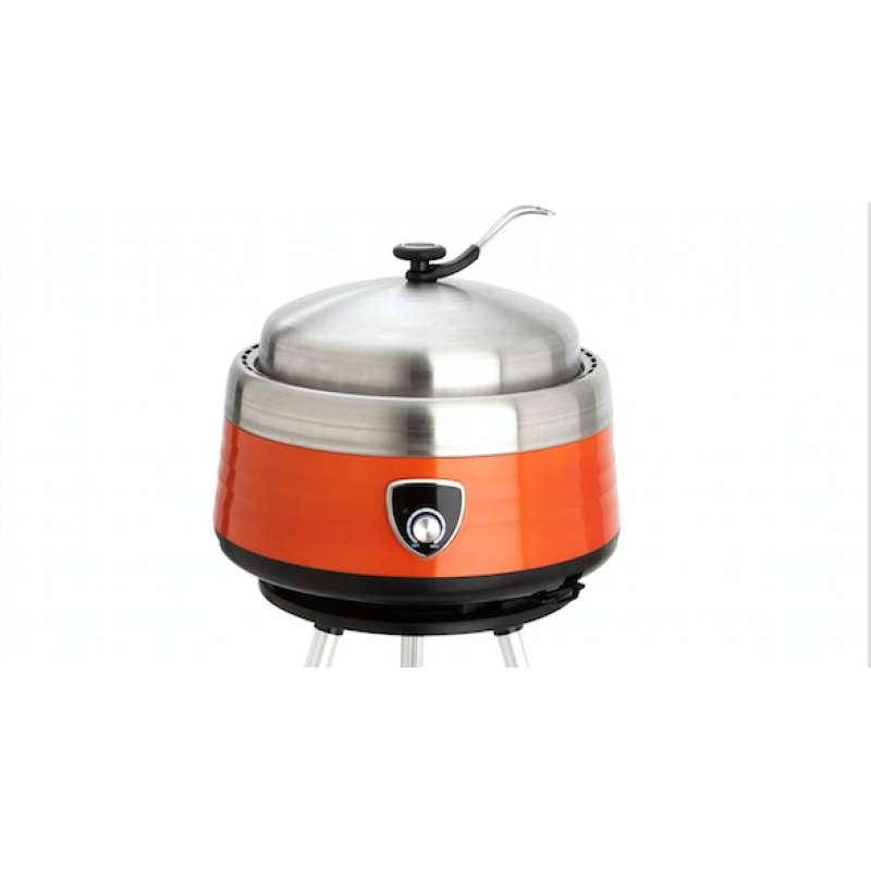 Vulcano Orange Tragbarer Holzkohlegrill Ø 30 cm