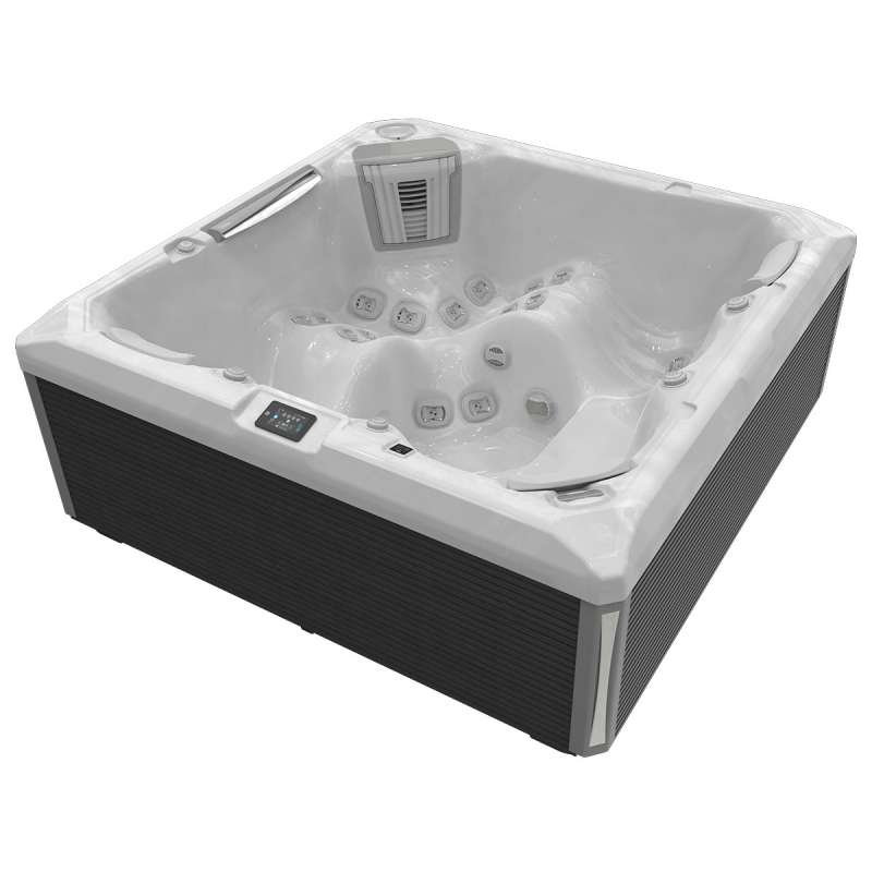 Wellis Makalu Life Deluxe Whirlpool Außenwhirlpool 215x215x86,5cm für 5 Personen inkl. Thermocover