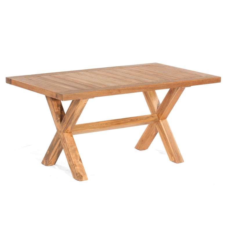 Sonnenpartner Gartentisch Stanford 160x90 cm Teakholz Old Teak Tisch Esstisch