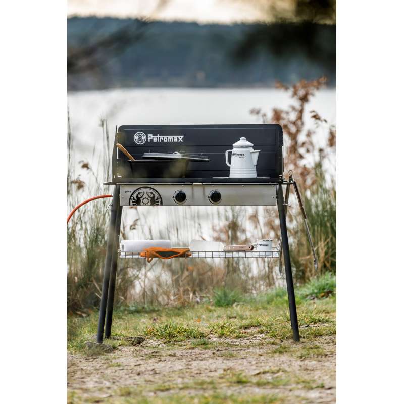 Petromax Ablagekorb für Feuertopf Tisch fe90 (85 cm Breite)