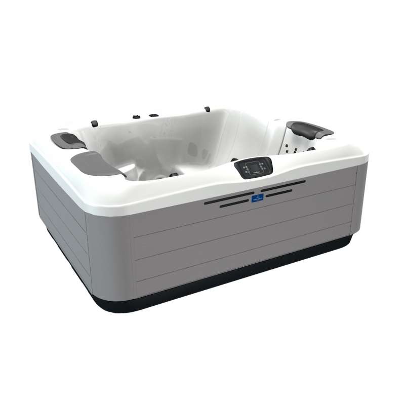 Villeroy & Boch Whirlpool R5L Snow Stone Grey Comfort Line für 3 Personen