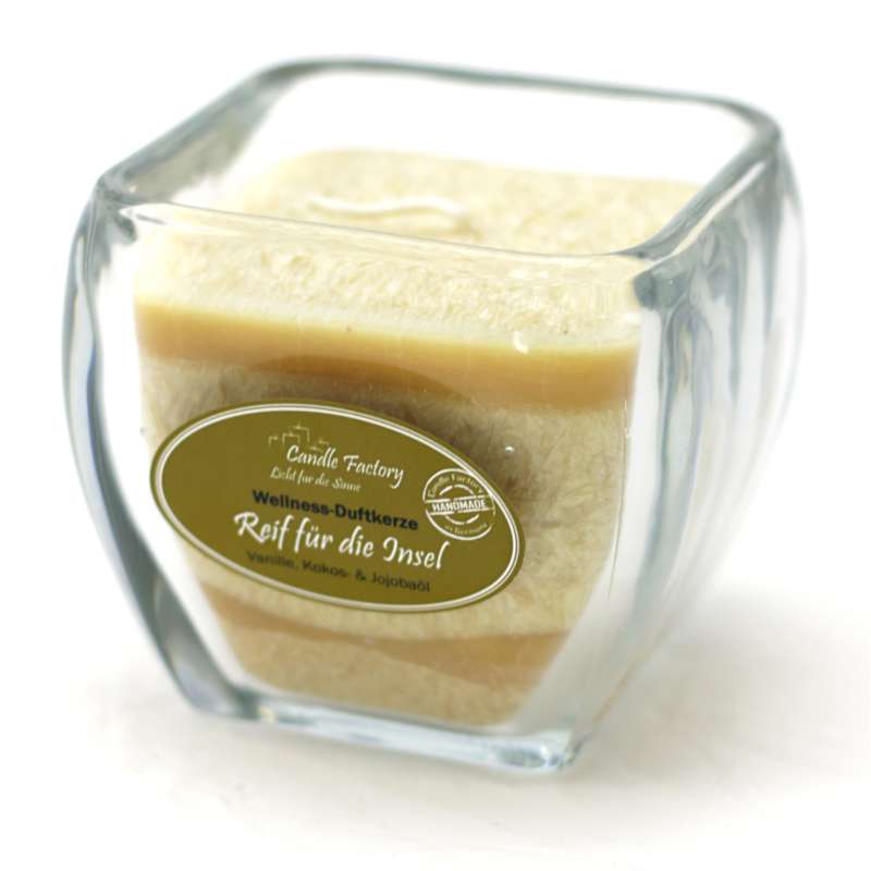 Candle Factory Wellness Duftkerze Reif für die Insel Dekokerze 800-005