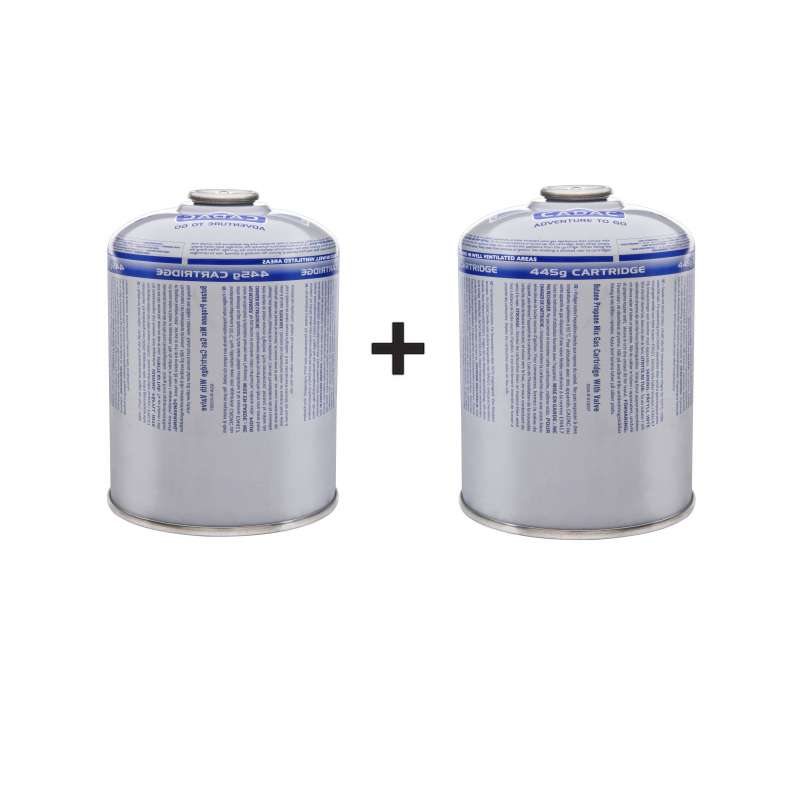 Cadac Gascartridge 2er Vorteils-Set Gaskartusche Button/Propan 445g 2xCA445-N