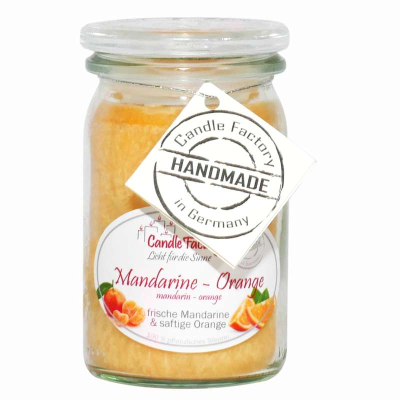 Candle Factory Baby Jumbo Mandarine-Orange Duftkerze Dekokerze 308177