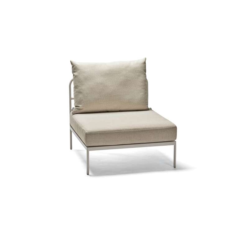 Stern Coco Lounge-Eckelement Lounge-Bank Lounge-Sofa Gartensofa greige/muskat