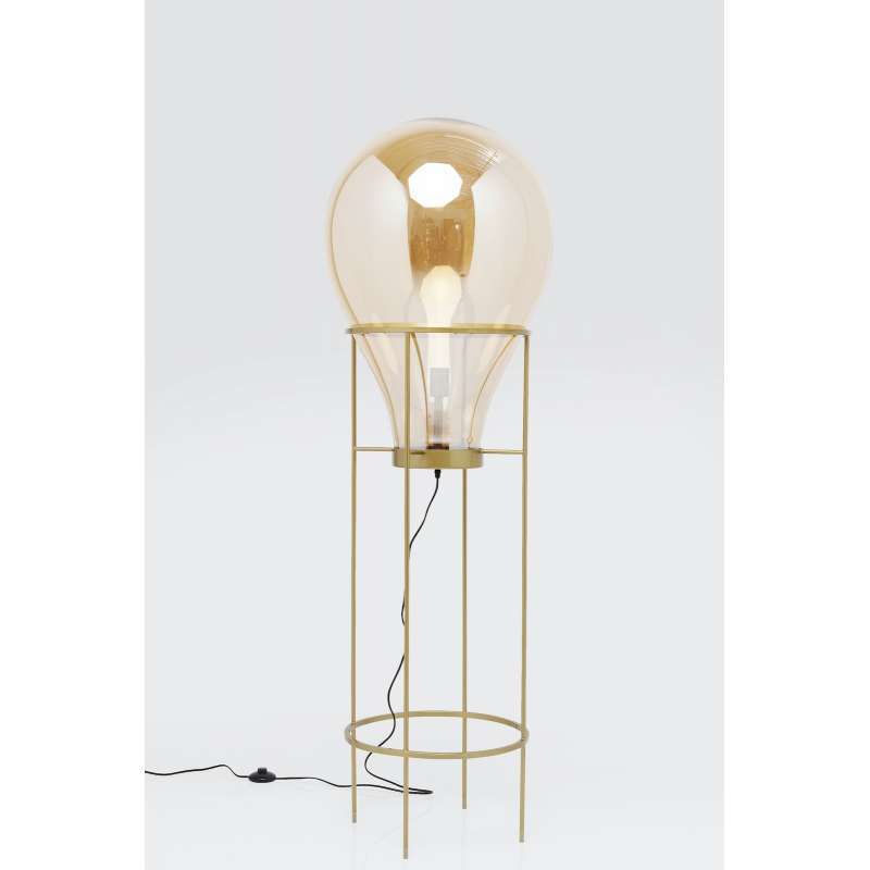 KARE Design Stehleuchte Pear Frame 158 cm Skulpturale Stehlampe mit Glasschirm 51322