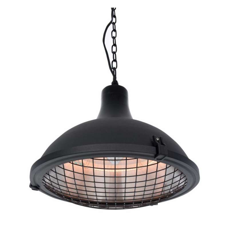 SUNRED® Hänge-Infrarot-Heizstrahler Indus II Bright Hanging Black 2100 Watt schwarz