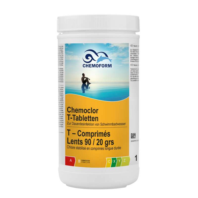 Chemoform Chemoclor T-Tabletten 20 g Chlortabletten zur Dauerdesinfektion 1 kg