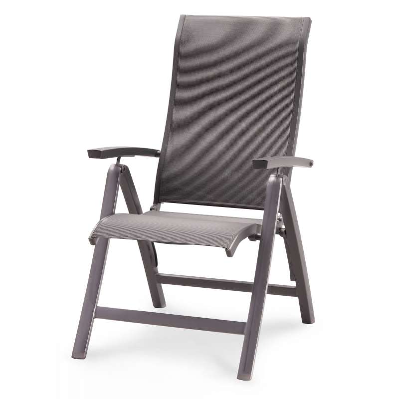 Best Larino Klappstuhl Gartenstuhl Folding Chair Anthrazit 62 x 68 x 110 cm