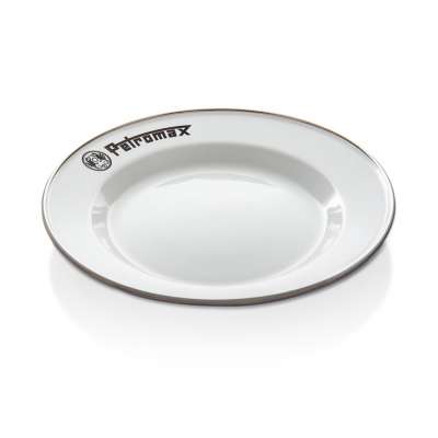 Petromax Emaille Teller 2er Set weiß Ø 22 cm - Perfekt für Camping & Outdoor Petromax Emaille Teller 2er Set weiß Ø 22 cm - Perfekt für Camping & Outdoor