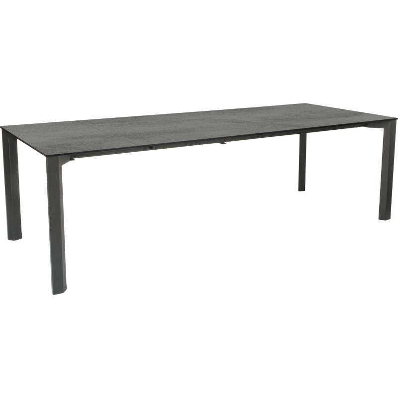 Stern Penta Ausziehtisch Gartentisch Dinning-Tisch Aluminium Graphit 200/250x100 cm