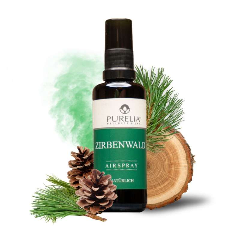 PURELIA Airspray Zirbenwald 50 ml Hochwertige ätherische Öle Raumspray Raumduft