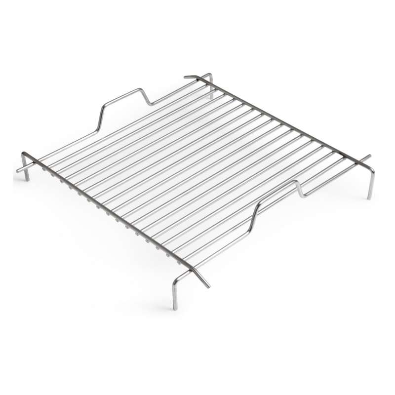 höfats Grillrost für Feuerkorb CUBE Edelstahl 41x41x10 cm Grill 6 mm höhenverstellbar