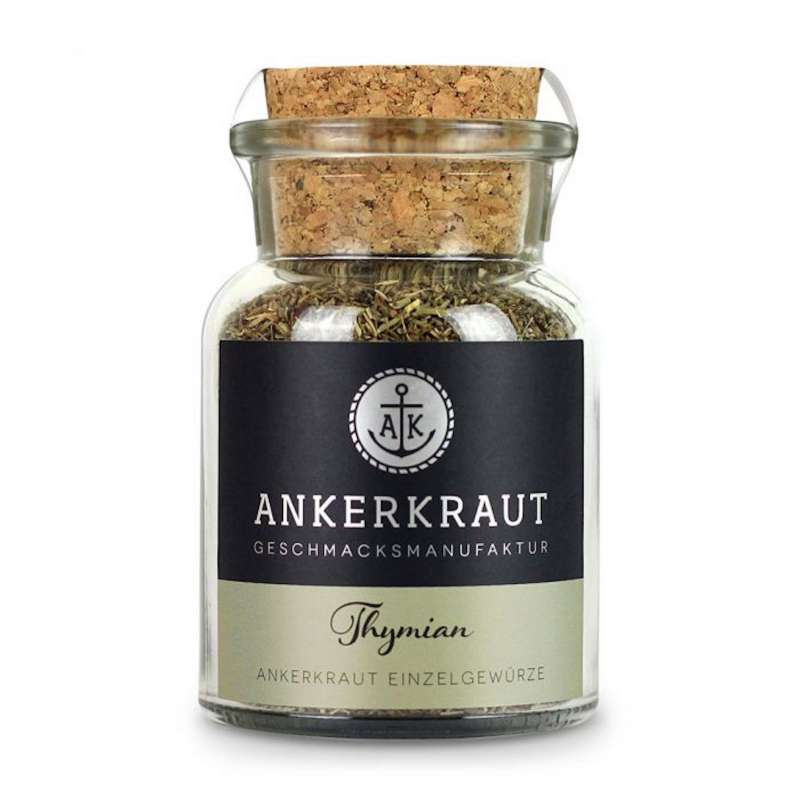 Ankerkraut Thymian Gewürz Thymiangewürz gerebelt Grillgewürz Korkenglas 30 g