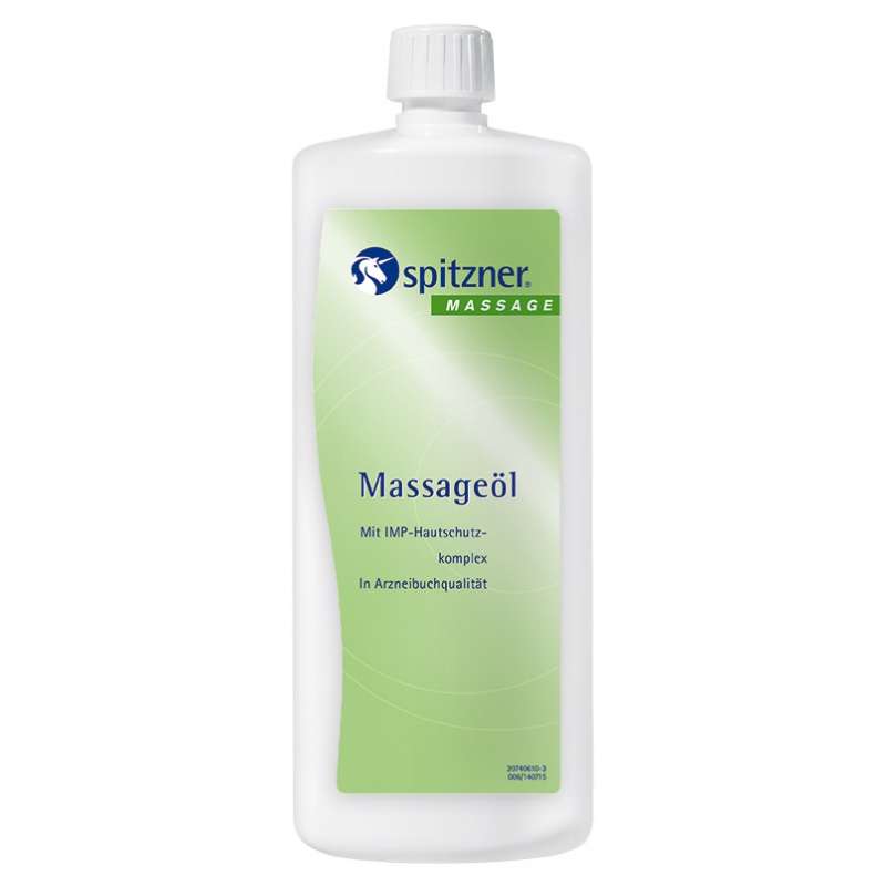 Spitzner Massageöl 1 Liter (1000 ml) pflegendes Massage-Öl mit IMP-Komplex für geschützte Haut