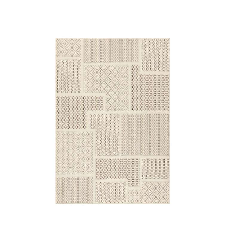 Peyer Syntex Brücke Rainbow Patchwork h-grau-gem. Teppich in mehreren Größen