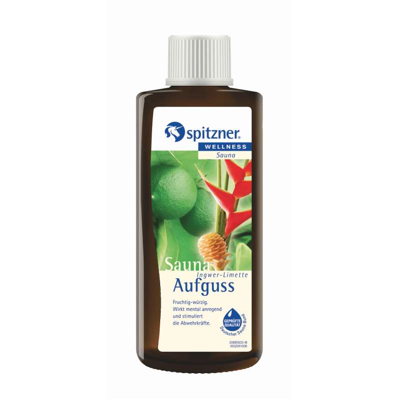 Spitzner Saunaaufguss Ingwer Limette 190 ml 8850017