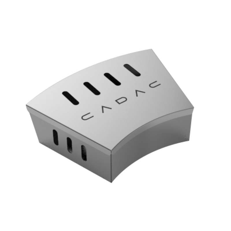 Cadac Mini Räucherbox aus Edelstahl für Citi Chef 40 & 50, Carri Chef 50 & Grillo Chef 40 98316V