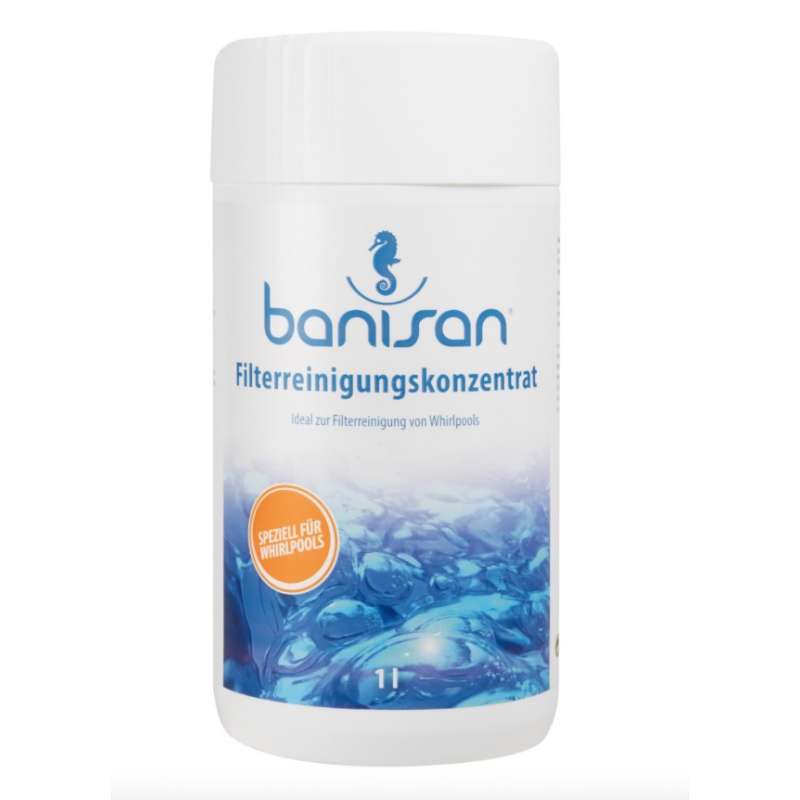 Banisan Filterreinigungskonzentrat 1 L Filterreinigung für Whirlpools 1000 ml