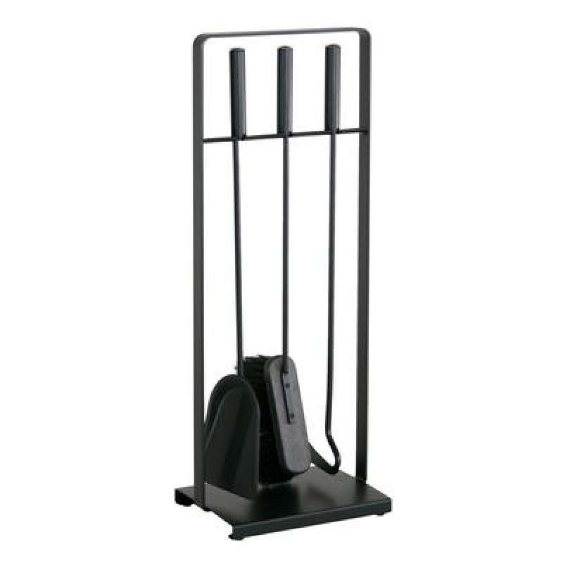 Heibi Kaminbesteck 52315-025 aus Stahl 3 teilig schwarz