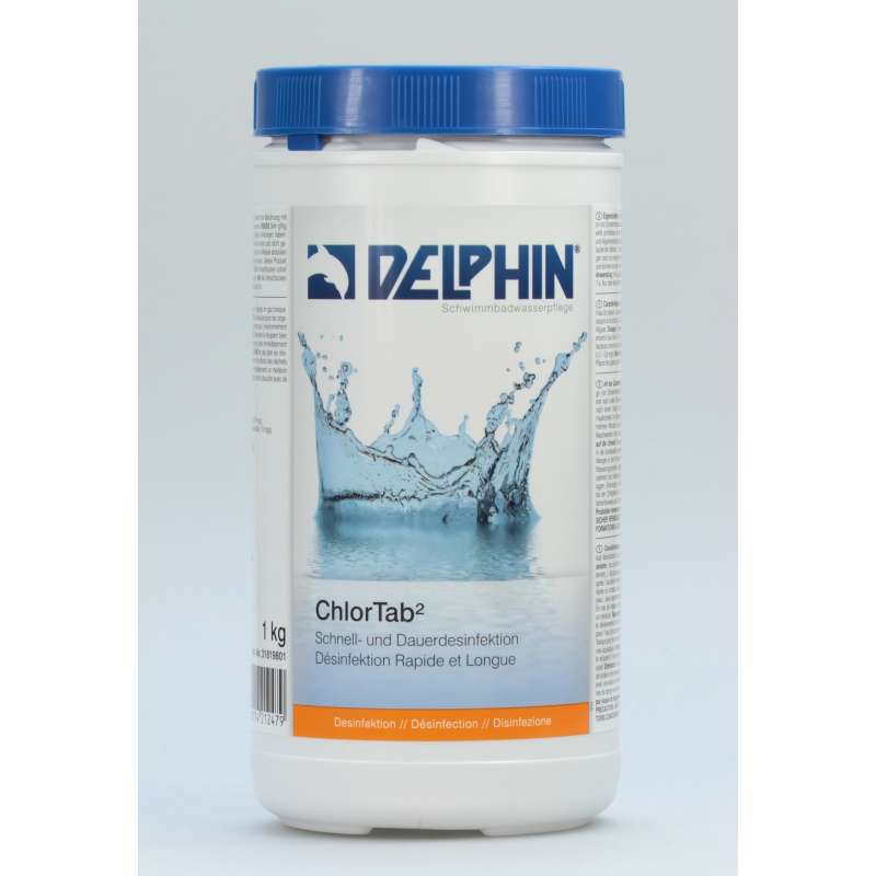 Delphin Chlor Tab² 250g Tablette 1 kg Schnelldesinfektion Desinfektion 0519001D