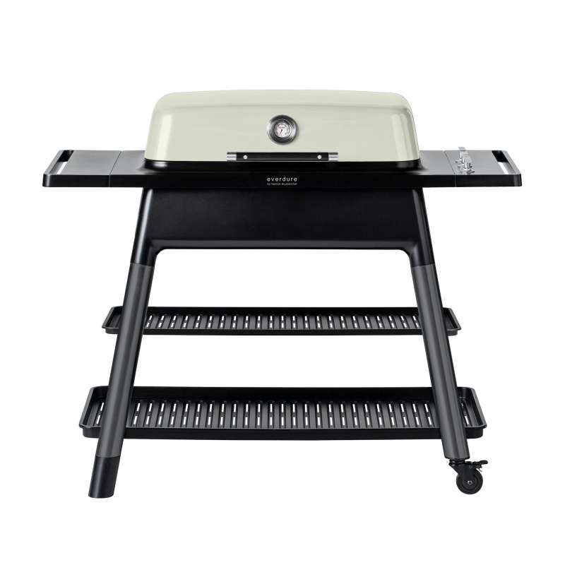 Everdure Furnace Gasgrill 3-Brenner mit Doppelboden Farbe Stone HBG3S2DE