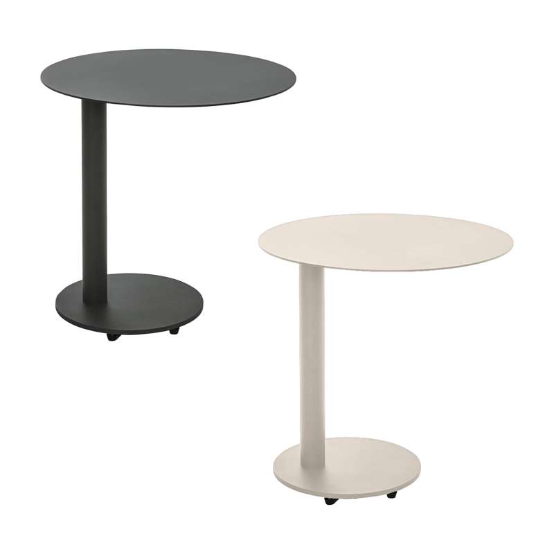 Best Freizeitmöbel Eiffel Beistelltisch Side Table anthrazit/sand 40 x 50 x 50 cm