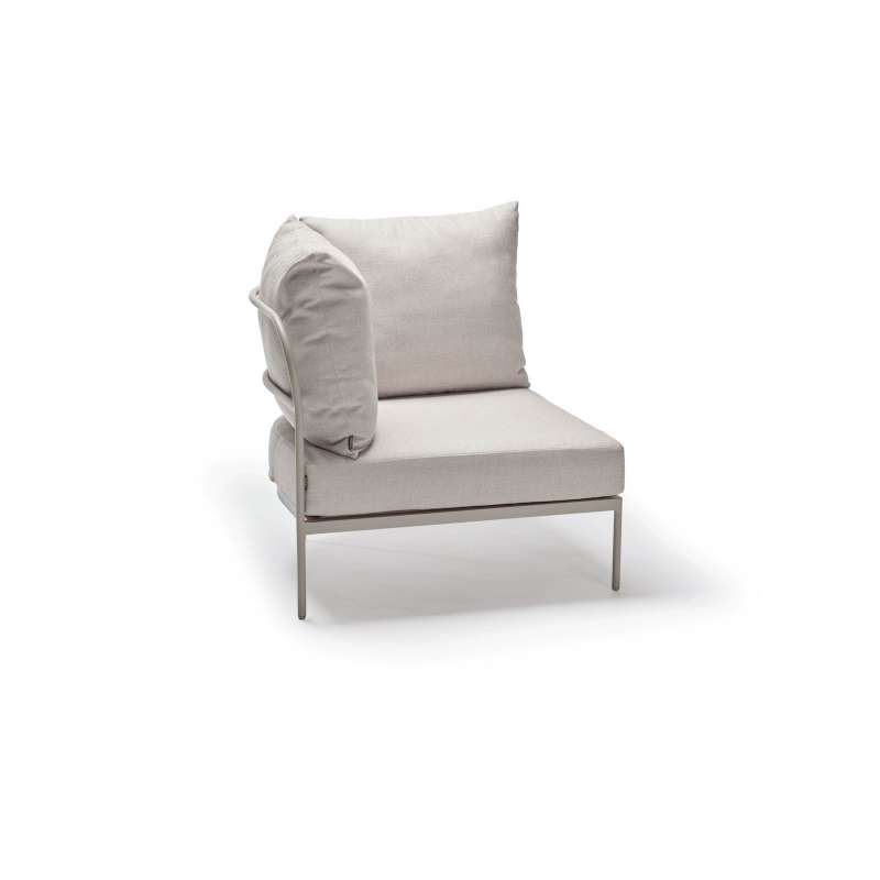 Stern Coco Lounge-Eckelement Lounge-Bank Lounge-Sofa Gartensofa greige/vanilla