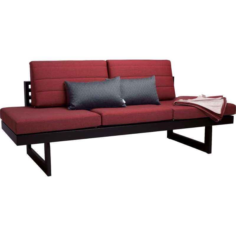 Stern New Holly Dinning-Bank Gartenbank Lounge-Bank Lounge-Sofa karbon rot