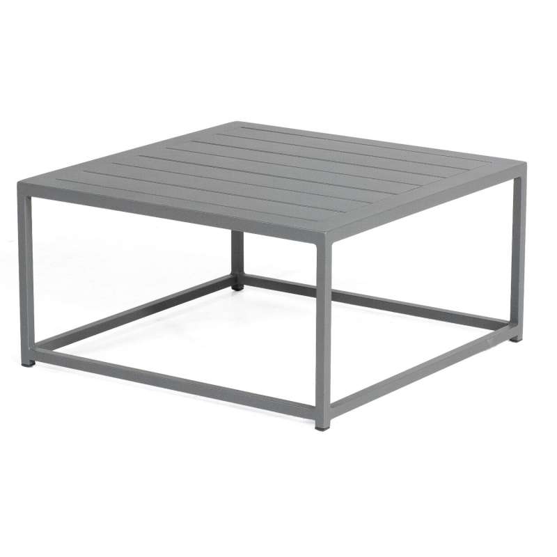 Sonnenpartner Lounge-Tisch Basic Aluminium 70x70 cm anthrazit Loungetisch Beistelltisch