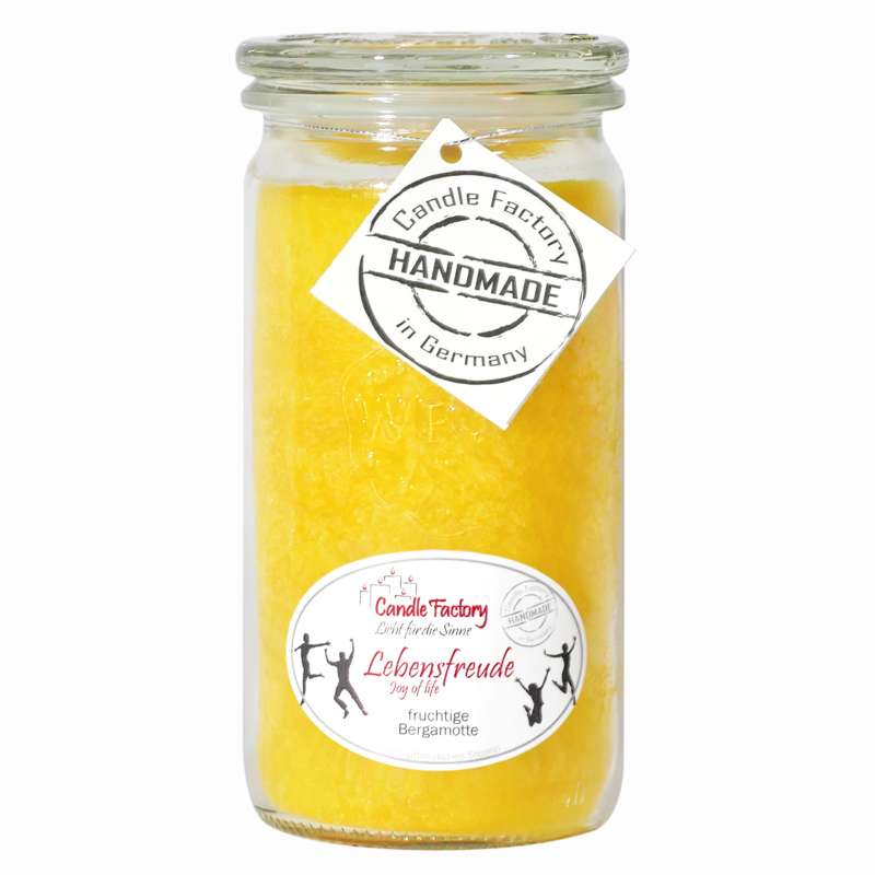 Candle Factory Mini Jumbo Lebensfreude Duftkerze Dekokerze 307176