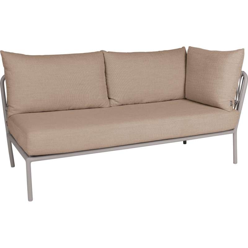 Stern Romy Lounge 2-Sitzer Element Lounge-Bank Gartensofa Lounge-Sofa greige/muskat