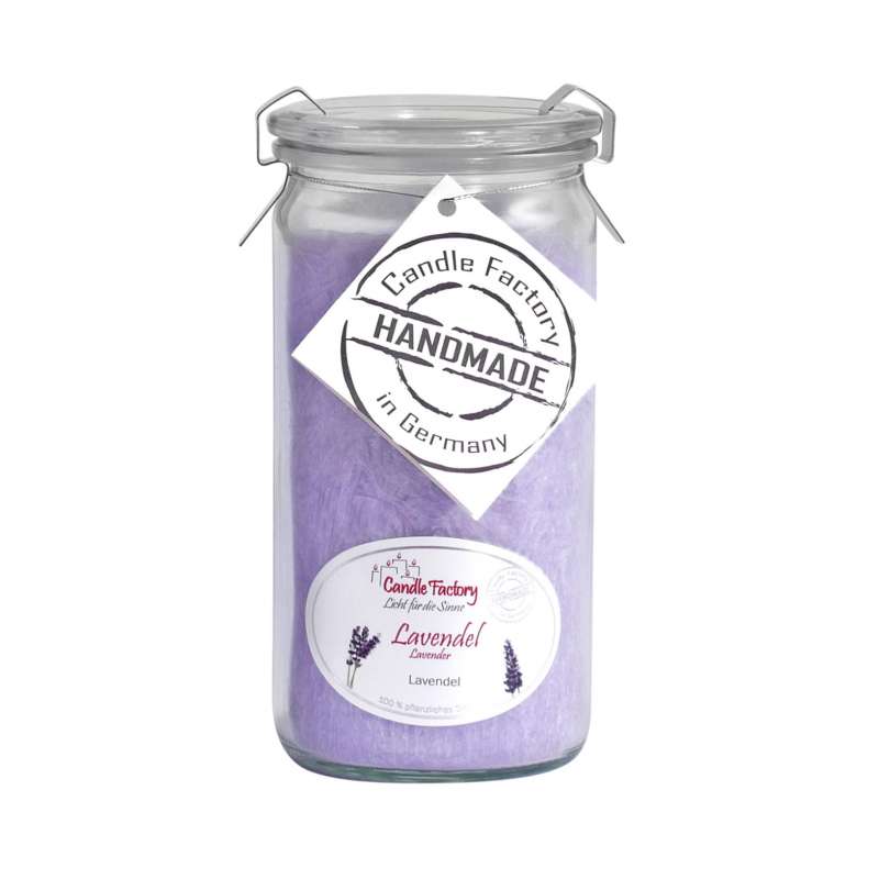Candle Factory Mini Jumbo Lavendel Duftkerze Dekokerze 307-042