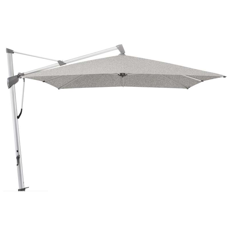 GLATZ Sonnenschirm SOMBRANO® S+ 300 x 300 cm Stoffklasse 5 Silver-Mélange 652