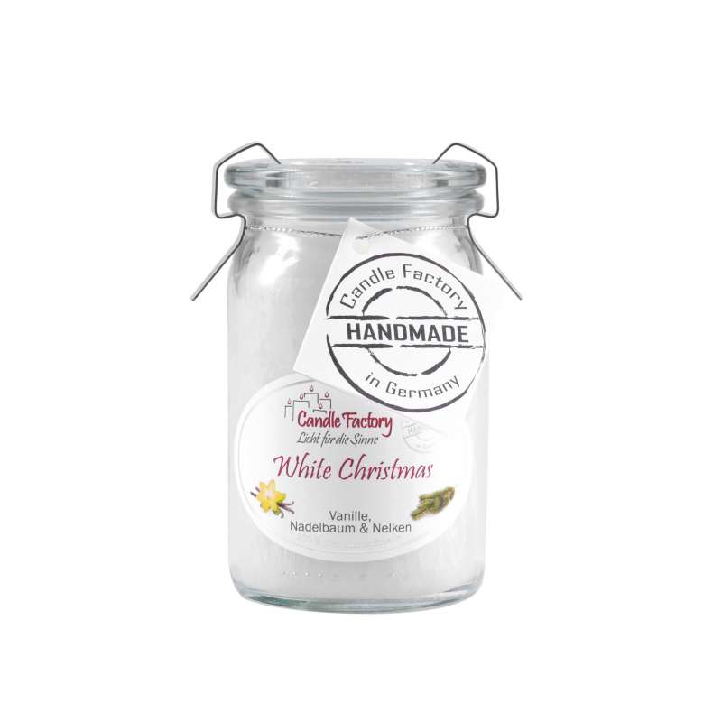 Candle Factory Baby Jumbo White Christmas Duftkerze Dekokerze 308052