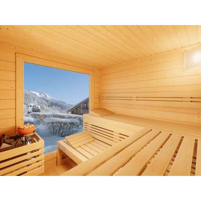 Vorschau: Infraworld Gartensauna Terra 2B Außensauna mit Vorraum Saunahaus 341 x 230 cm Vorschau: Infraworld Gartensauna Terra 2B Außensauna mit Vorraum Saunahaus 341 x 230 cm