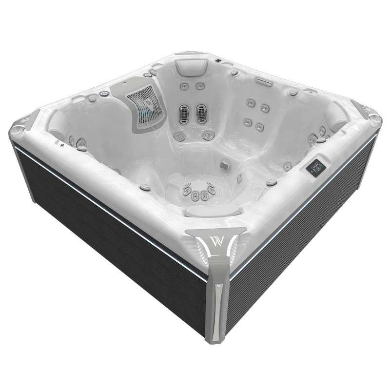 Wellis Elbrus Life Premium Whirlpool Außenwhirlpool 236x236x95cm für 7 Personen inkl. Thermocover