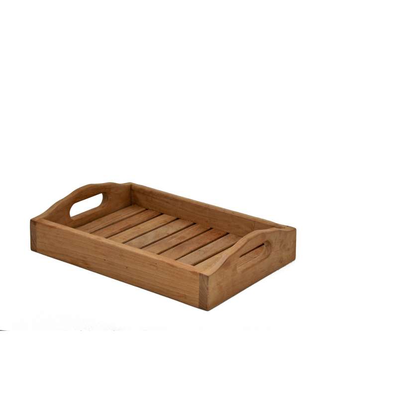 Sonnenpartner Westend Maxi Tablett aus Teakholz Serviertablett Holztablett natur