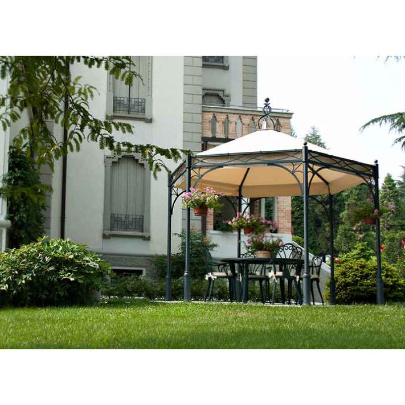 UNOSIDER Pavillon Hexagon Novecento geschmiedetes Eisen