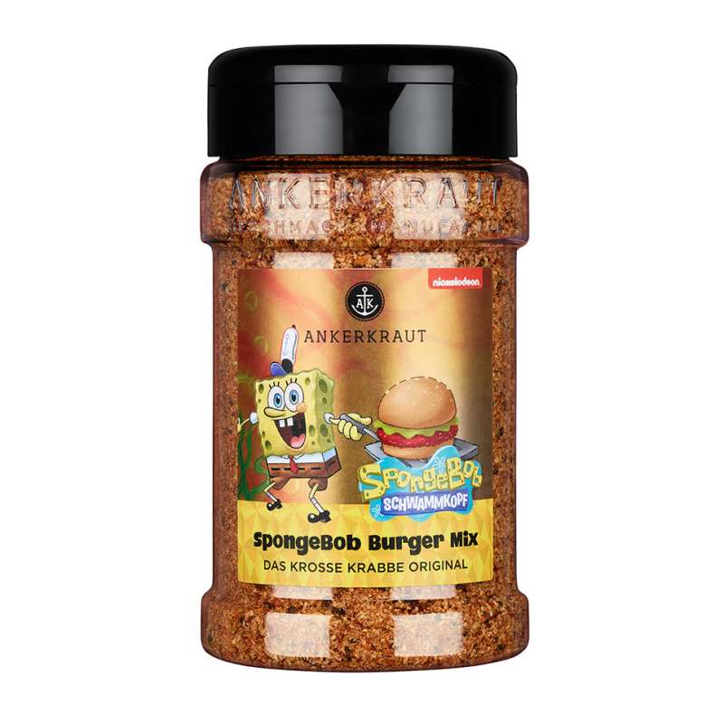 Ankerkraut Spongebob Burger Mix Gewürzsalz für Hamburger 230 g im Streuer