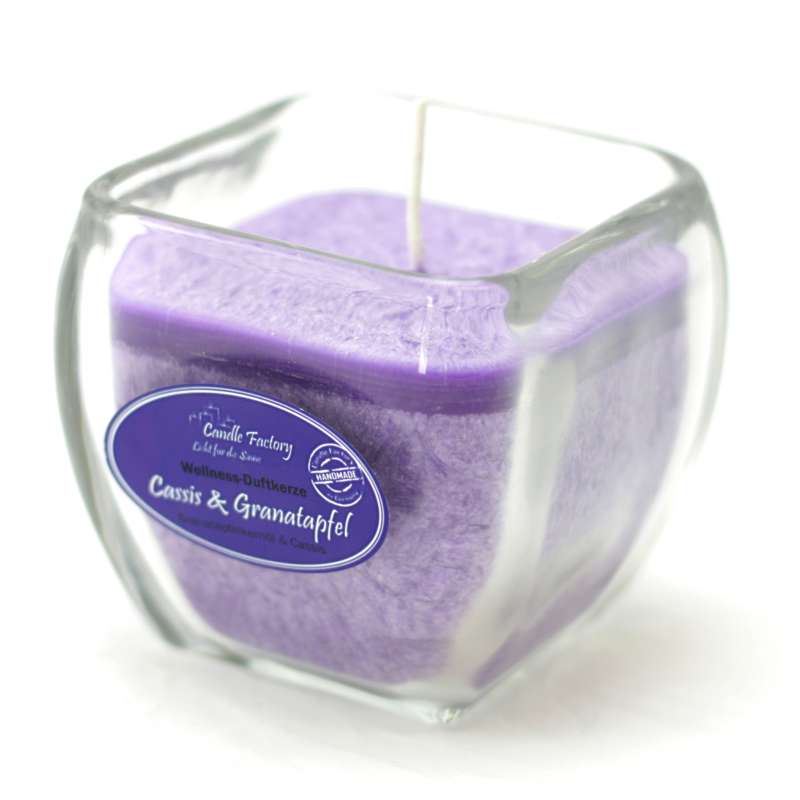 Candle Factory Wellness Duftkerze Cassis & Granatapfel Dekokerze 800-023