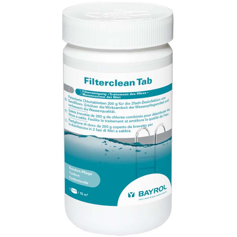 Bayrol Filter CleanTab 1 kg Chlortabletten à 200 g Poolpflege 1113114