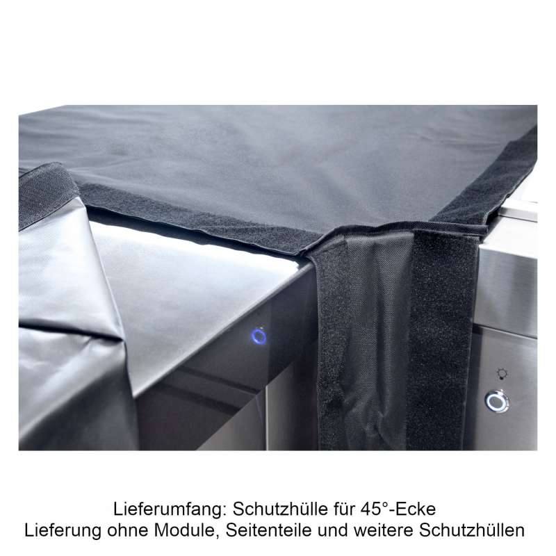 Allgrill 77850-13 modulare Abdeckhaube Schutzhülle für Modul 13 45°-Ecke Outdoorküche