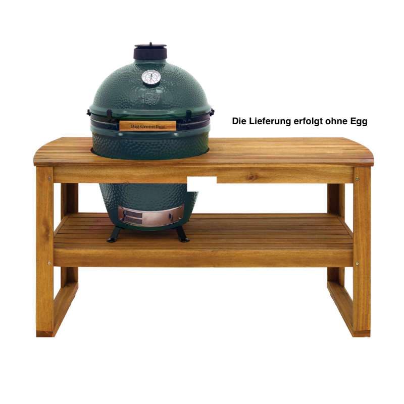 Big Green Egg Tisch aus Eukalyptusholz Eucalyptus Wood Table XLarge ohne Egg 160 x 80 x 80 cm