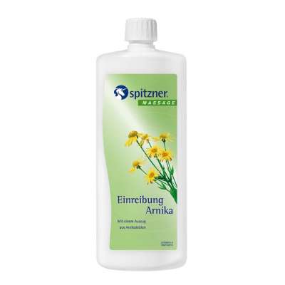 Spitzner Einreibung Arnika 1 Liter (1000 ml) angenehm kühlend Spitzner Einreibung Arnika 1 Liter (1000 ml) angenehm kühlend