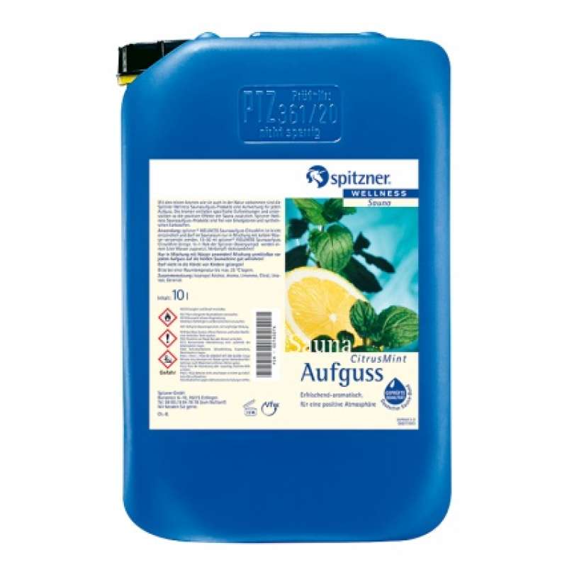 Spitzner Saunaaufguss Citrus Mint 10 Liter 7952053